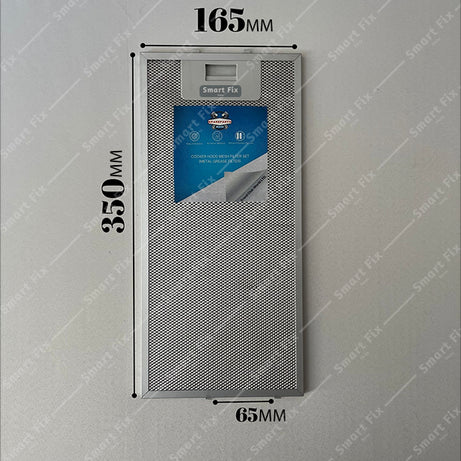 165x350 mm, Bosch 00435204 - Gaggenau, Compatible Hood Aspirator Grease Filter, DHI955F, 16.5x35 cm