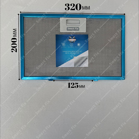 Bosch: DWK095G60B | 320x200 mm | Aspiratör & Davlumbaz Tel Yağ Filtresi | Model: 11010164 | 32x20 cm